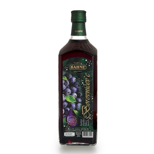 Blueberry liqueur Borovničev'c Bahne